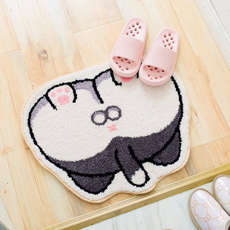 Cartoon Butt Plush Floor Mat – 60x50 cm Soft Stuffed Animal Play Mat for Babies and Pets - Image 5