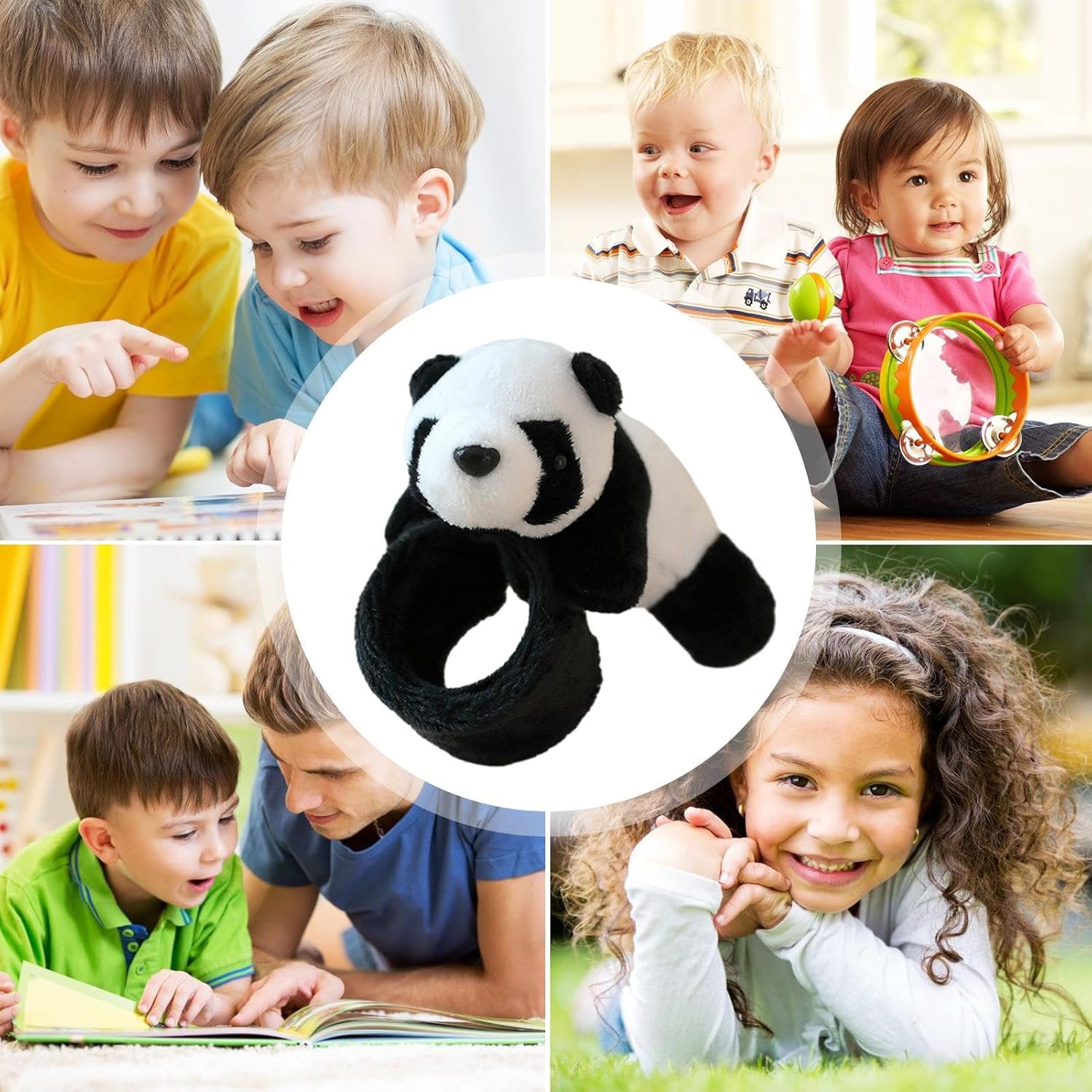 Plush Panda Curtain Clip - Cute Hugging Panda Stuffed Animal for Home Decor & Gifts - Image 4