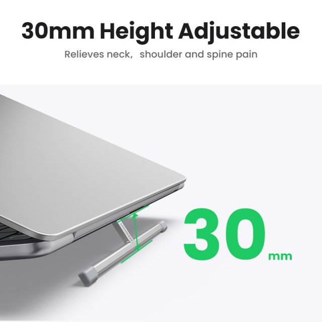Foldable Aluminum Laptop Stand for MacBook Pro – Vertical Notebook Support