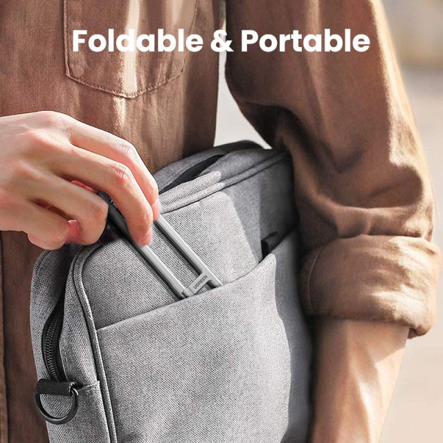 Foldable Aluminum Laptop Stand for MacBook Pro – Vertical Notebook Support