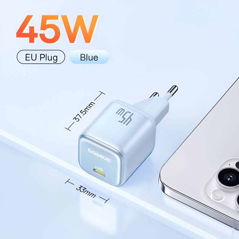 Blue / EU Plug