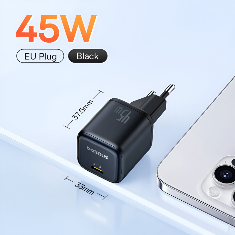 Black / EU Plug