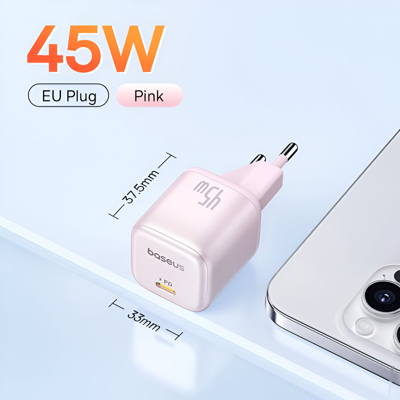 Pink / EU Plug