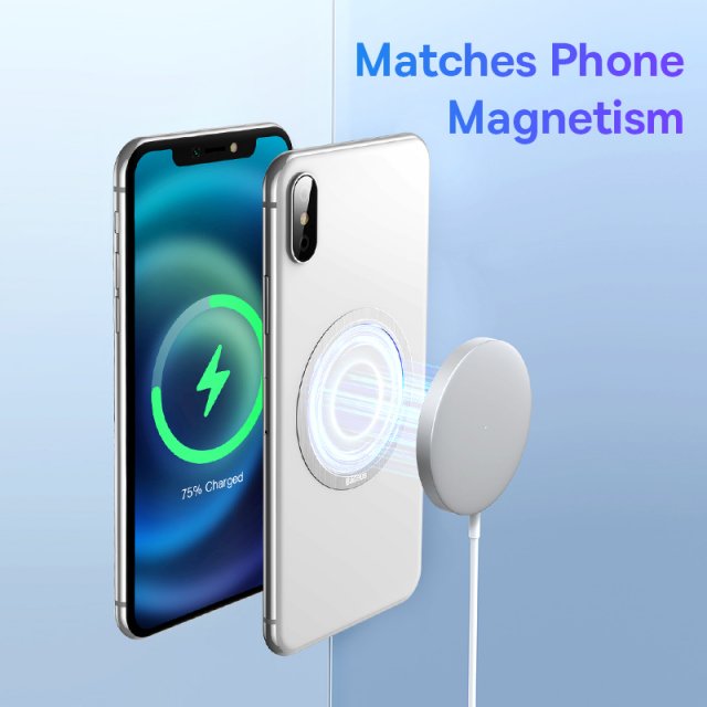 Magnetic Metal Ring Sticker for iPhone 16 15 14 Pro Max Wireless Charging