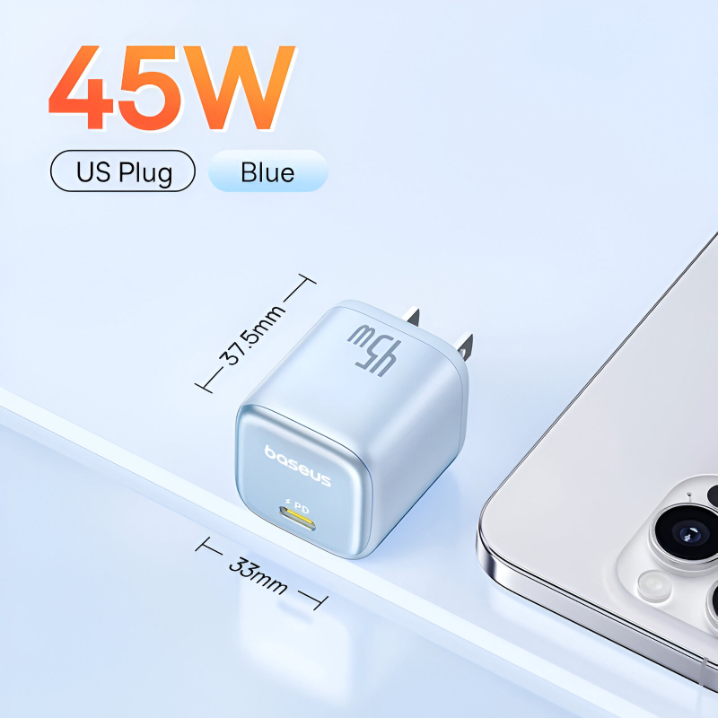 Blue / US Plug