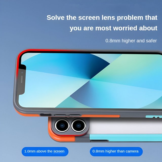 Colorful Soft Silicone Bumper Frame for Apple iPhone