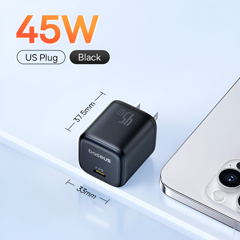 Black / US Plug