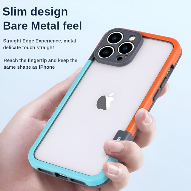 Colorful Soft Silicone Bumper Frame for Apple iPhone