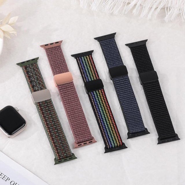 Magnetic Nylon Sport Loop Strap for Apple Watch Ultra