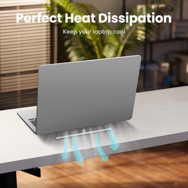 Foldable Aluminum Laptop Stand for MacBook Pro – Vertical Notebook Support