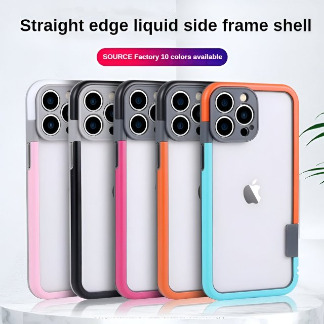 Colorful Soft Silicone Bumper Frame for Apple iPhone