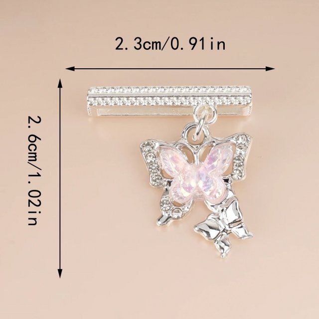 Charming Butterfly Pendant Watch Strap Charm for Apple Watch Accessories