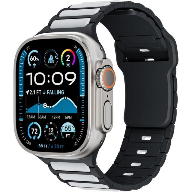 Sport Silicone Straps for Apple Watch Ultra 2, SE, Series 10, 9, 8 - 49mm/45mm
