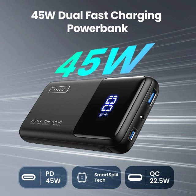 15000mAh Fast Charge Power Bank for iPhone, iPad, MacBook & AirPods