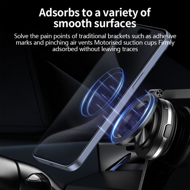 360° Rotating Magnetic Car Phone Holder for iPhone 12-16 Pro Max