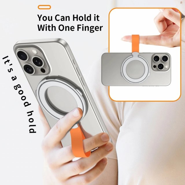 Magnetic Phone Ring Holder for MagSafe iPhone 15 Pro Max & 14 Grip Stand