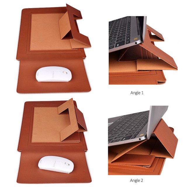 PU Leather Laptop Sleeve for Apple MacBook Pro & Air