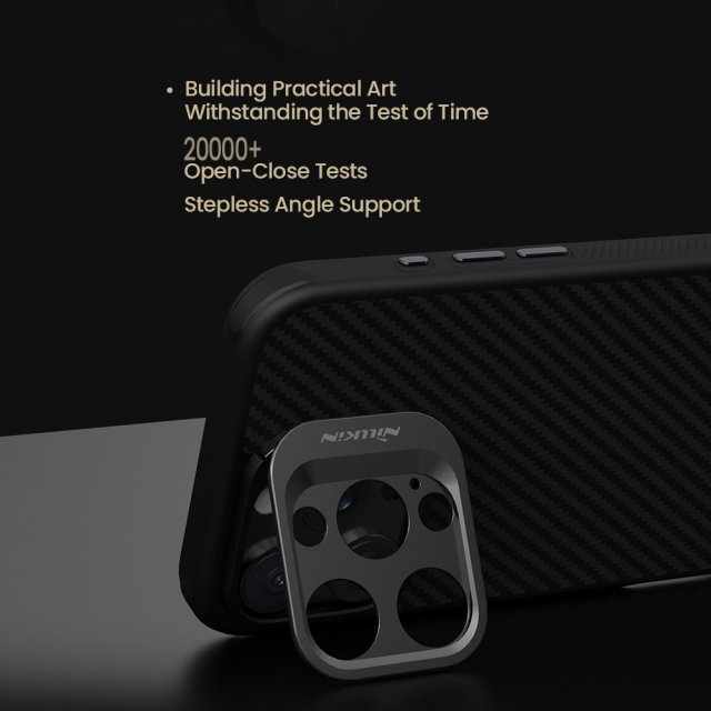 MagSafe Aramid Fiber Case for iPhone 16 Pro Max with Kickstand