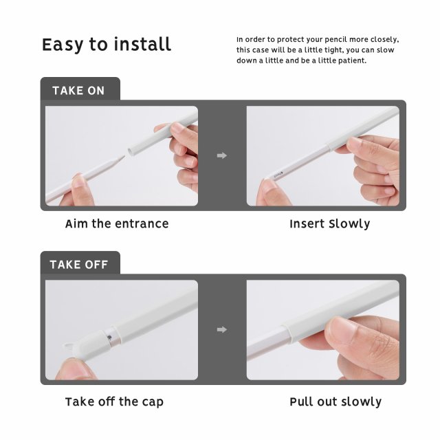 Soft Silicone Sleeve for Apple Pencil