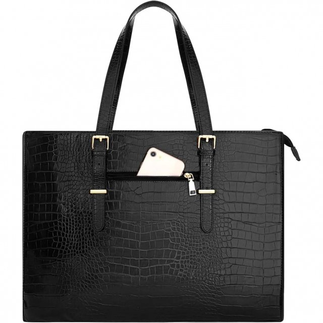 Stylish PU Leather Laptop Bag for Women