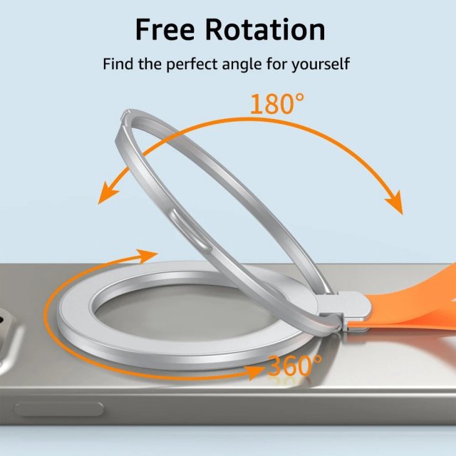 Magnetic Phone Ring Holder for MagSafe iPhone 15 Pro Max & 14 Grip Stand