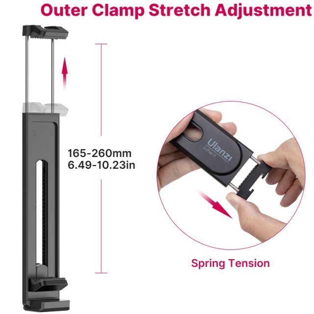 Universal Tablet Tripod Mount for Apple iPad Pro, Air, Mini