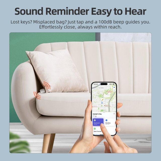 Smart Bluetooth Tracker for Apple Find My