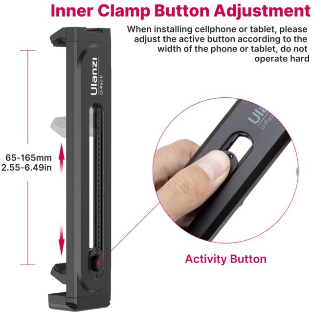 Universal Tablet Tripod Mount for Apple iPad Pro, Air, Mini