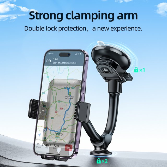 Universal Car Phone Holder for iPhone & 4.7-7 Inch Smartphones
