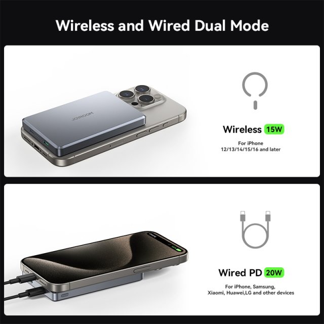 20W Wireless Magnetic Power Bank for iPhone