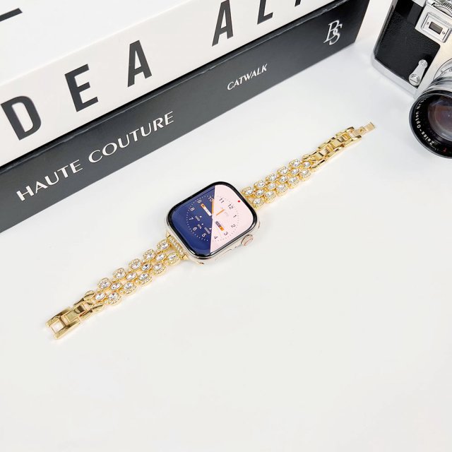 Elegant Slim Diamond Bracelet Band for Apple Watch