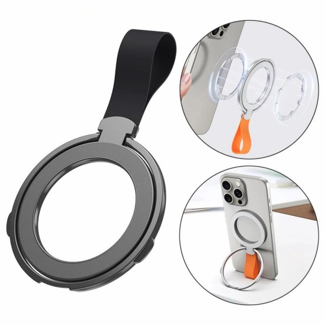 Magnetic Phone Ring Holder for MagSafe iPhone 15 Pro Max & 14 Grip Stand