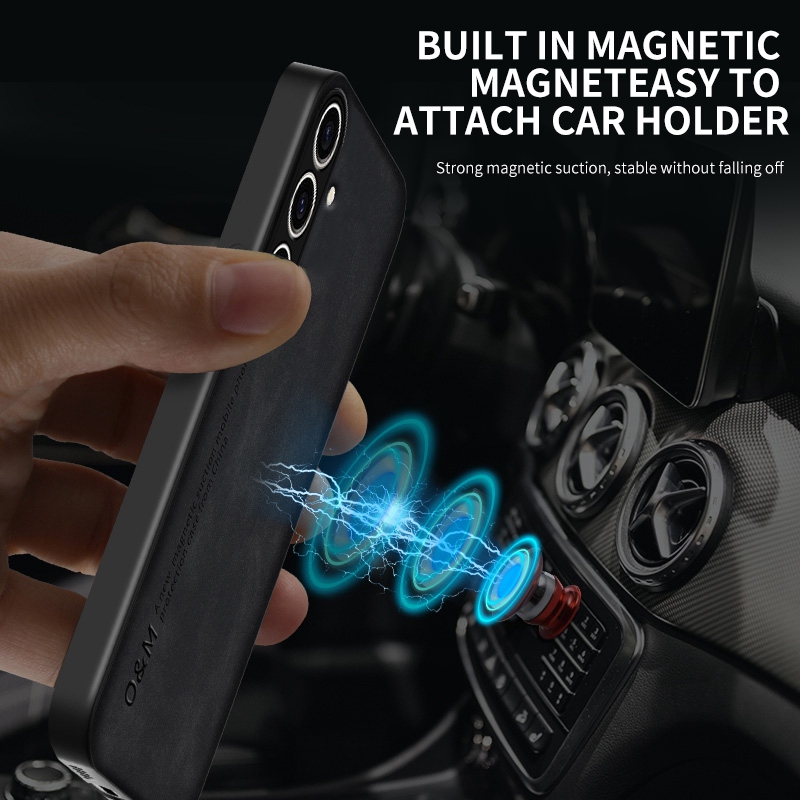 Luxury Magnetic Leather Case for Samsung Galaxy S24, S23 Plus, S24 Ultra 5G - Image 4