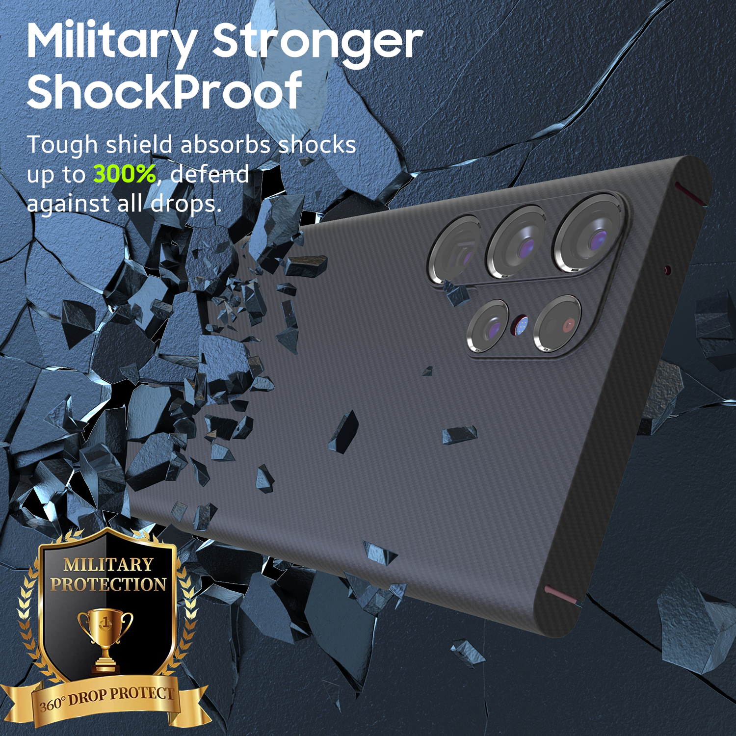 Ultra-Thin Carbon Fiber Case for Samsung Galaxy - Image 3