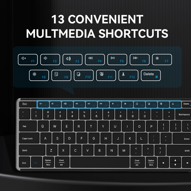 Wireless Bluetooth 5.0 Keyboard for Samsung Devices - Image 4