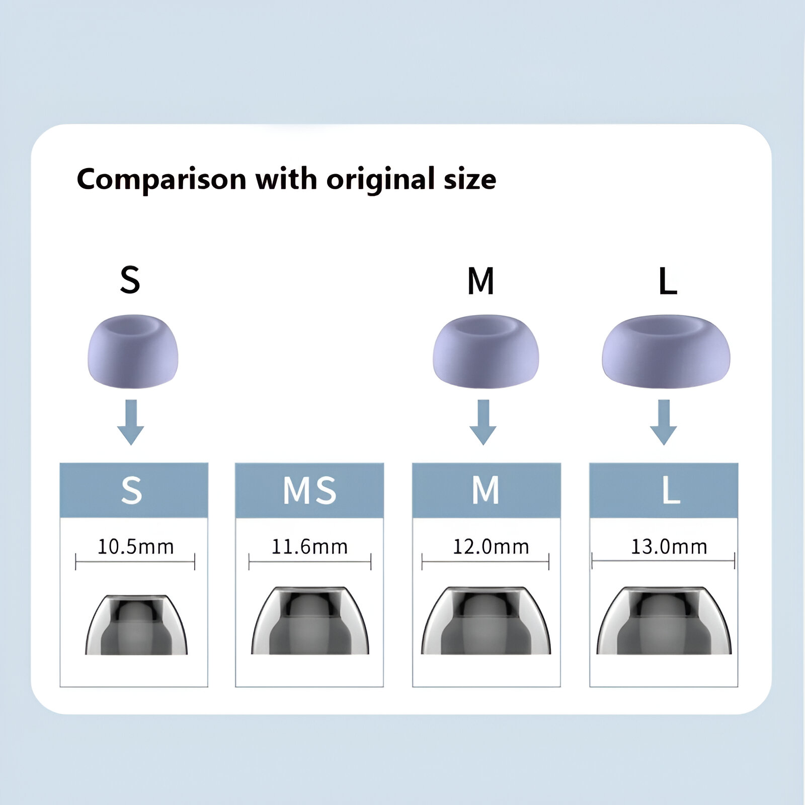 Upgraded Latex Ear Tips H370+ for Samsung Galaxy Buds Pro - Image 6