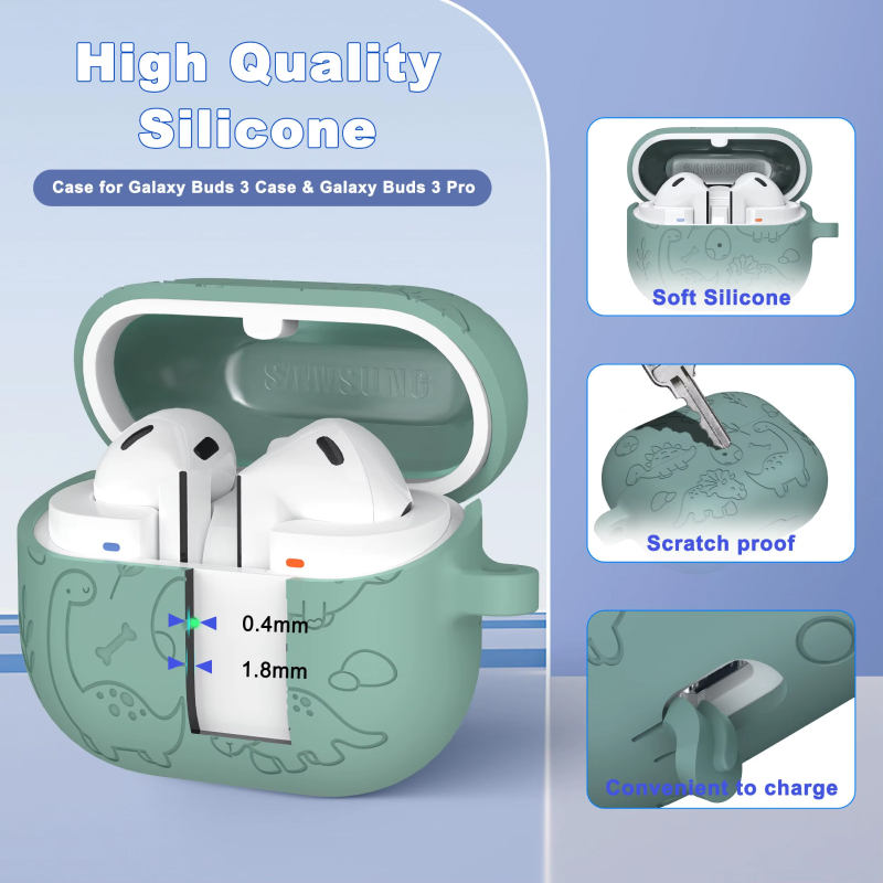 Creative Cartoon Silicone Case for Samsung Galaxy Buds - Image 3