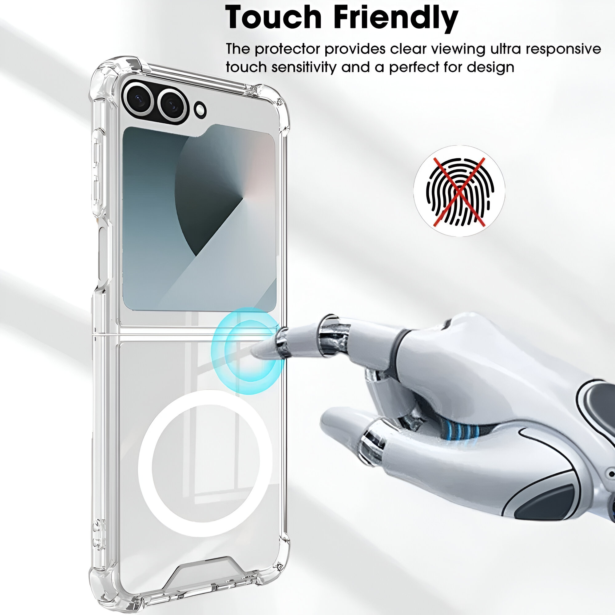 Flip6 Magnetic Clear Case for Samsung Galaxy Z Flip 6 - Image 7