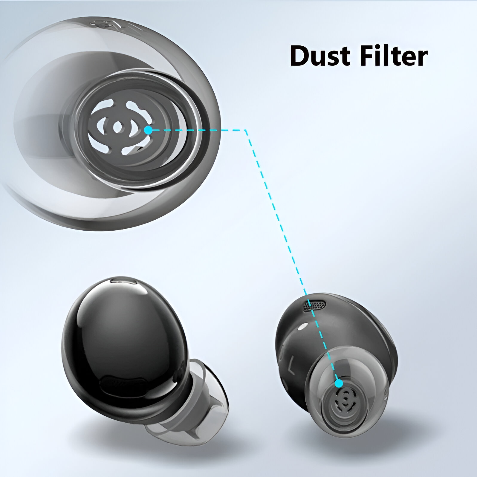 Upgraded Latex Ear Tips H370+ for Samsung Galaxy Buds Pro - Image 3