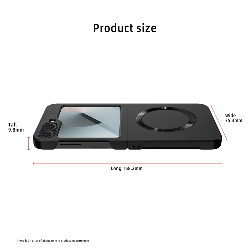 Samsung Galaxy Z Flip Magnetic Case with Lens Film & Wireless Charging Support - Image 8