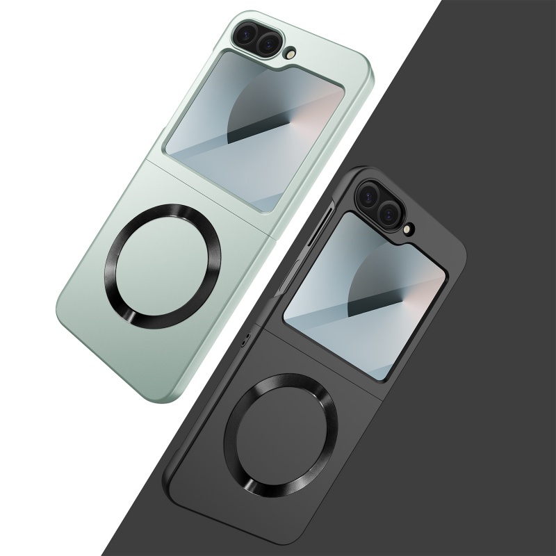 Samsung Galaxy Z Flip Magnetic Case with Lens Film & Wireless Charging Support - Image 7