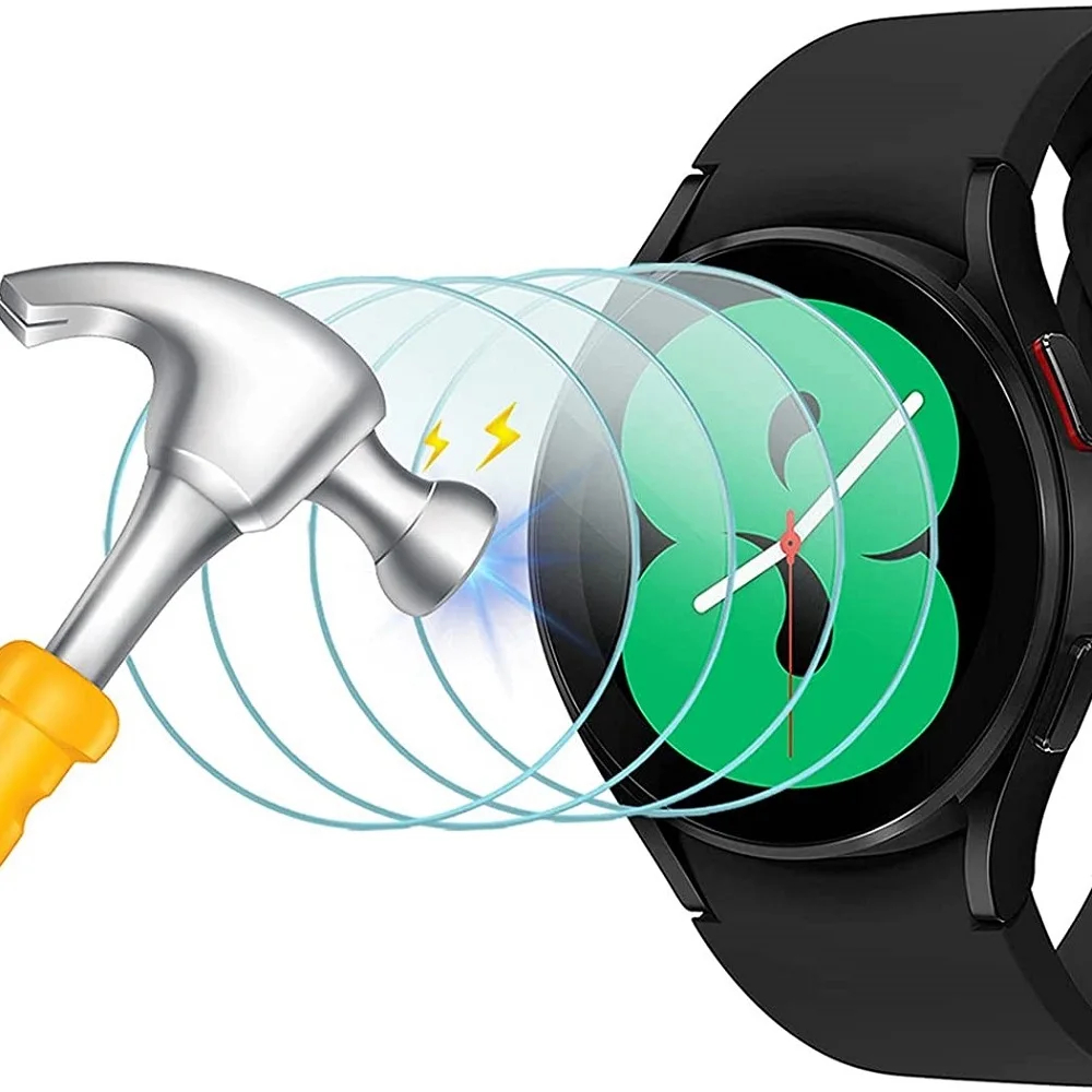 Tempered Glass Screen Protector for Samsung Galaxy Watch 4/5/6/7 - HD Clear Film - Image 7