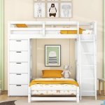 Stylish Twin Over Twin Bunk Bed