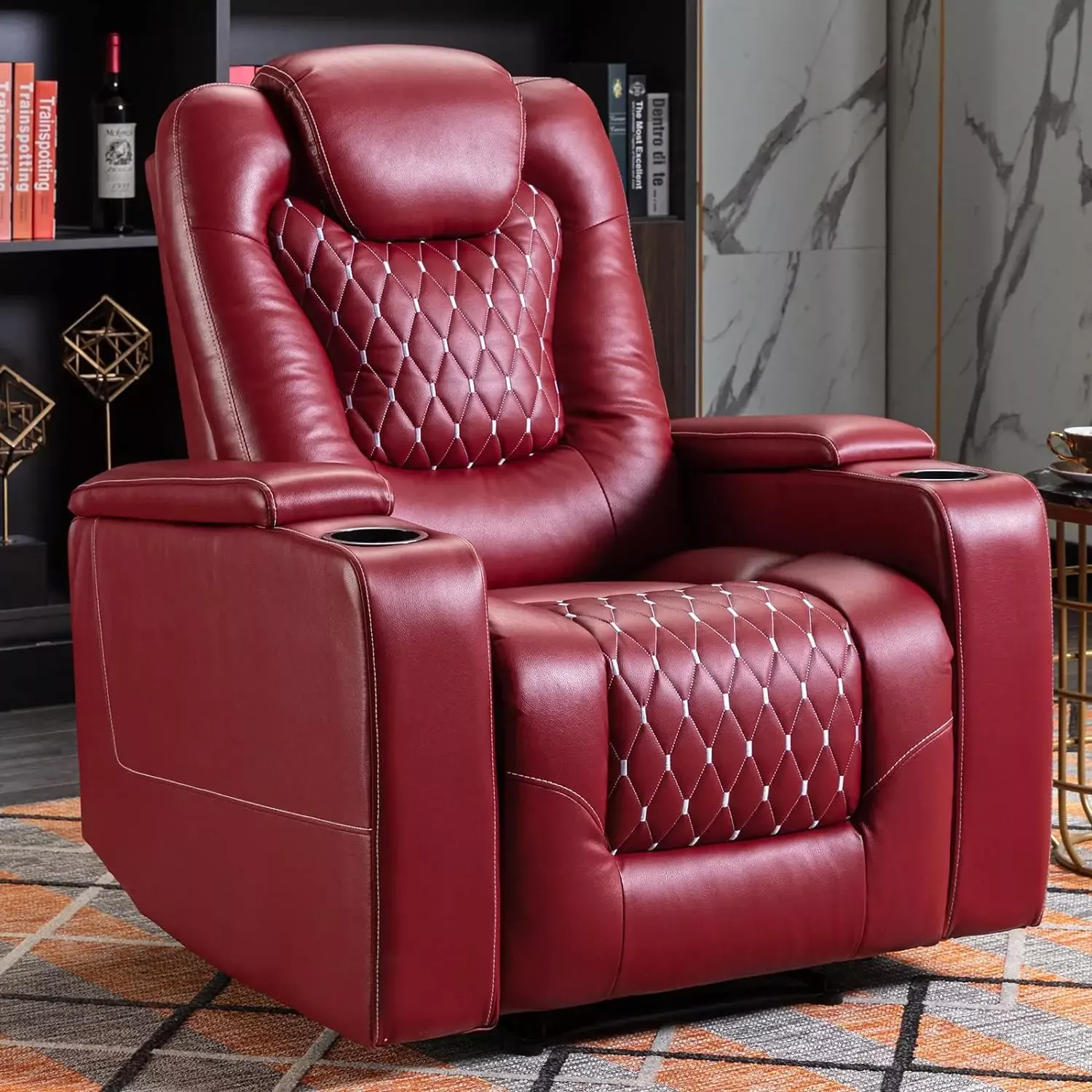Best power recliner with USB port and cup holders


