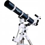 Hand-Figured Refractor Telescope with XLT Coatings and Manual EQ Mount
