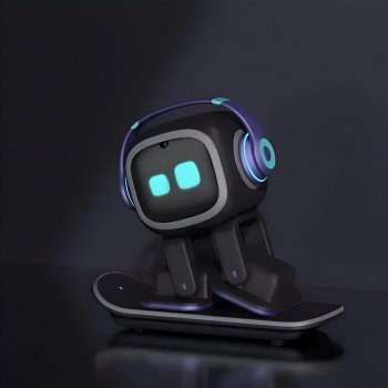 Alternative view of Intelligent AI Emotional Robot Companion with Voice Interaction for Kids & Desk