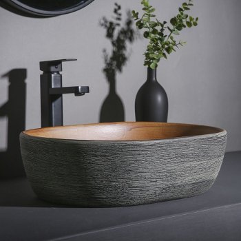 Alternative view of Ceramic Countertop Vessel Sink
