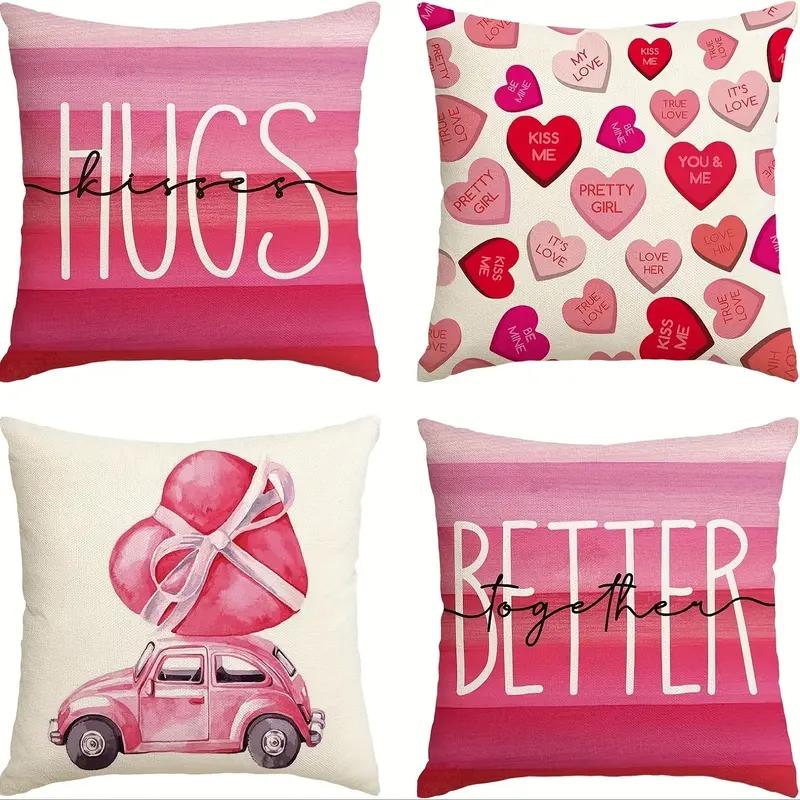 Valentine's Day Decorative Pillowcase