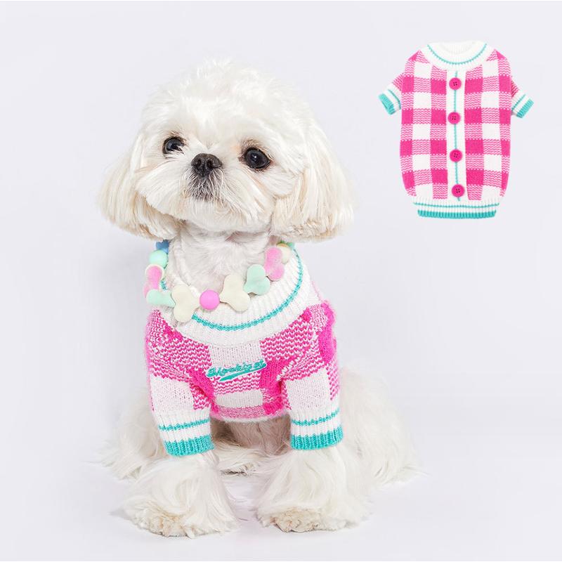 Cozy Cotton Pet Sweater for Dogs and Cats – Soft, Stylish, and Comfortable