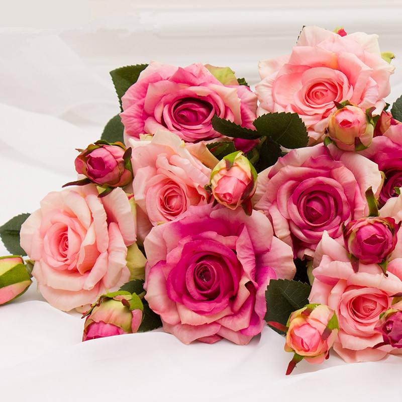 Real Touch Artificial Rose Decorations – Elegant Home & Event Decor